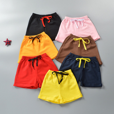children shorts Thin section baby Summer wear Children's clothing Five point pants Boy Pants girl Beach pants Tide pants