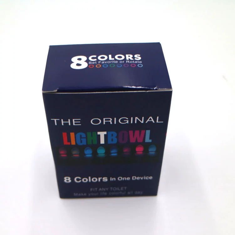 Induction toilet night light, motion sensor LED, 8 or 16 colors, 1 W, adjustable brightness