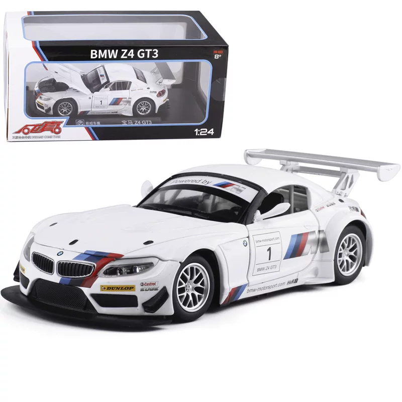 [Коробка] Кайпа 1:24 Металлическая машина подходит для BMW Z4 GT3 спортивный автомобиль звукrum 68260