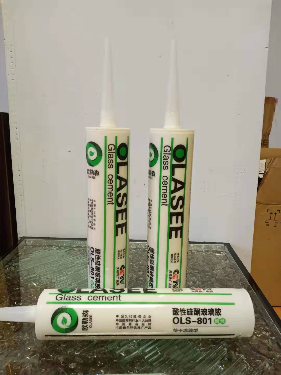 热卖欧勒森品牌酸性硅酮密封填缝玻璃门窗用玻璃胶快干型门窗胶