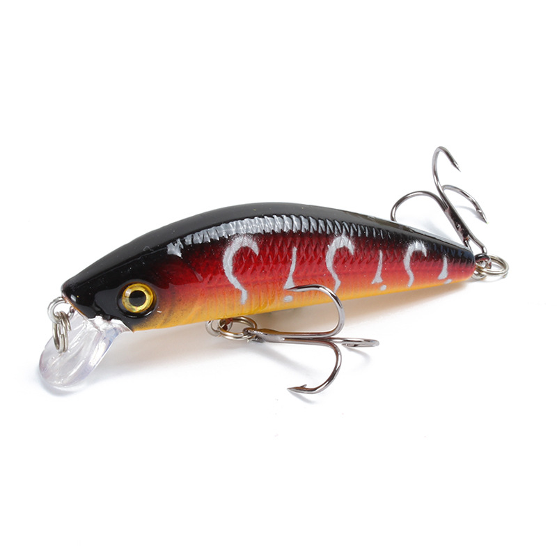 Shallow Diving Minnow Lures Sinking Minnow Baits Fresh Water Bass Swimbait Tackle Gear