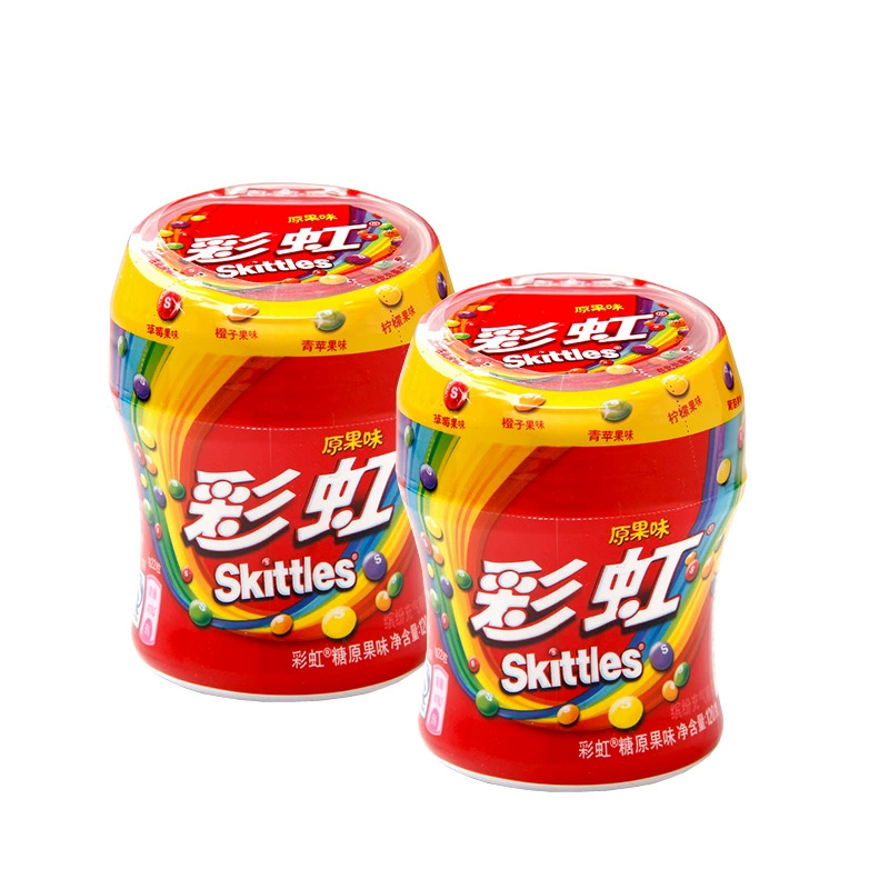 Конфеты (Skittles Wrigley) 120 г бутылка, ассорти фруктовых вкусов, большой перекус