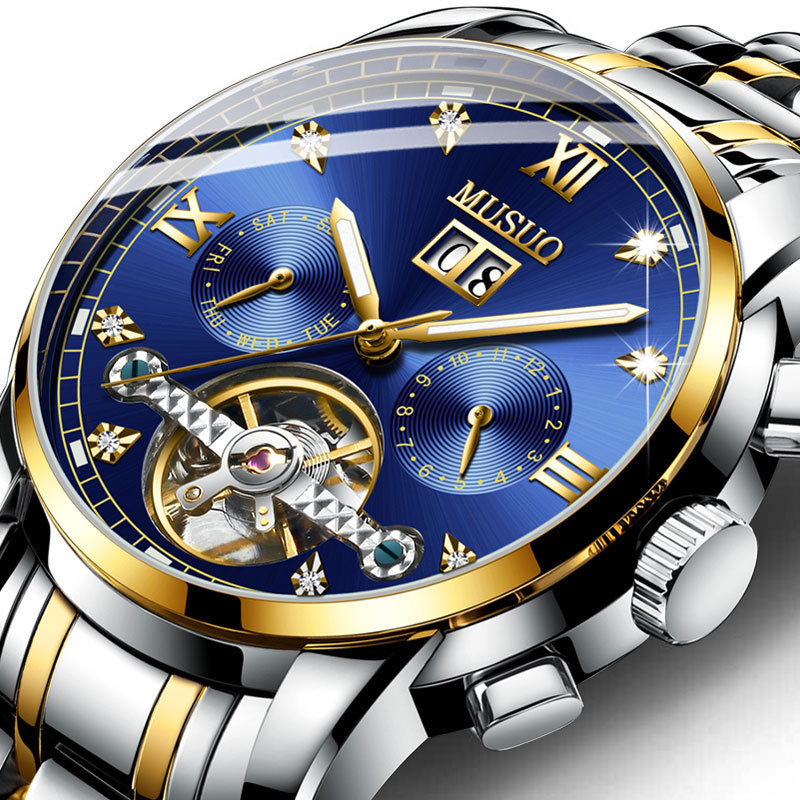 New watch men's mechanical watch automat...