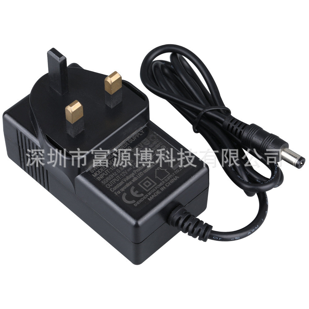 12V1.5A5A适配器，12V1.5A5A适配器，BS认证，CB认证，香港规认证