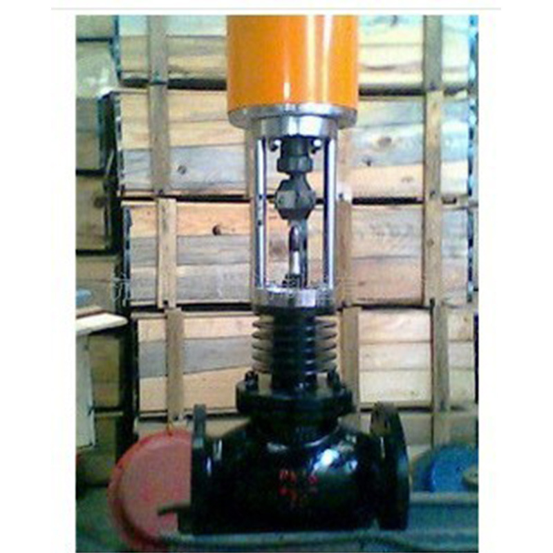 厂家供应 电子式隔膜式电动调节阀 dn125电动高温调节阀