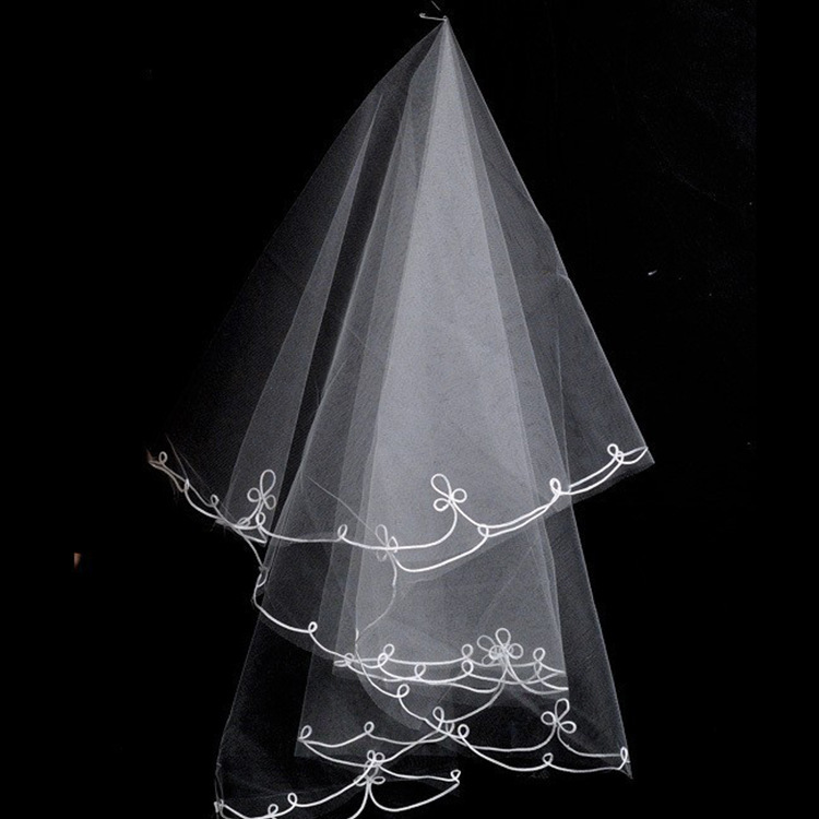 Veil Bride New Wedding Single Layer Lace Veil Korean Style Wedding Dress Accessories Clothing Accessories Veil Women