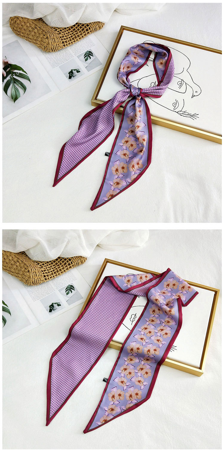 Winter, Summer, Spring Season Unisex Gender Unisex Sweet Polka Dots Polyester Printing Silk Scarves