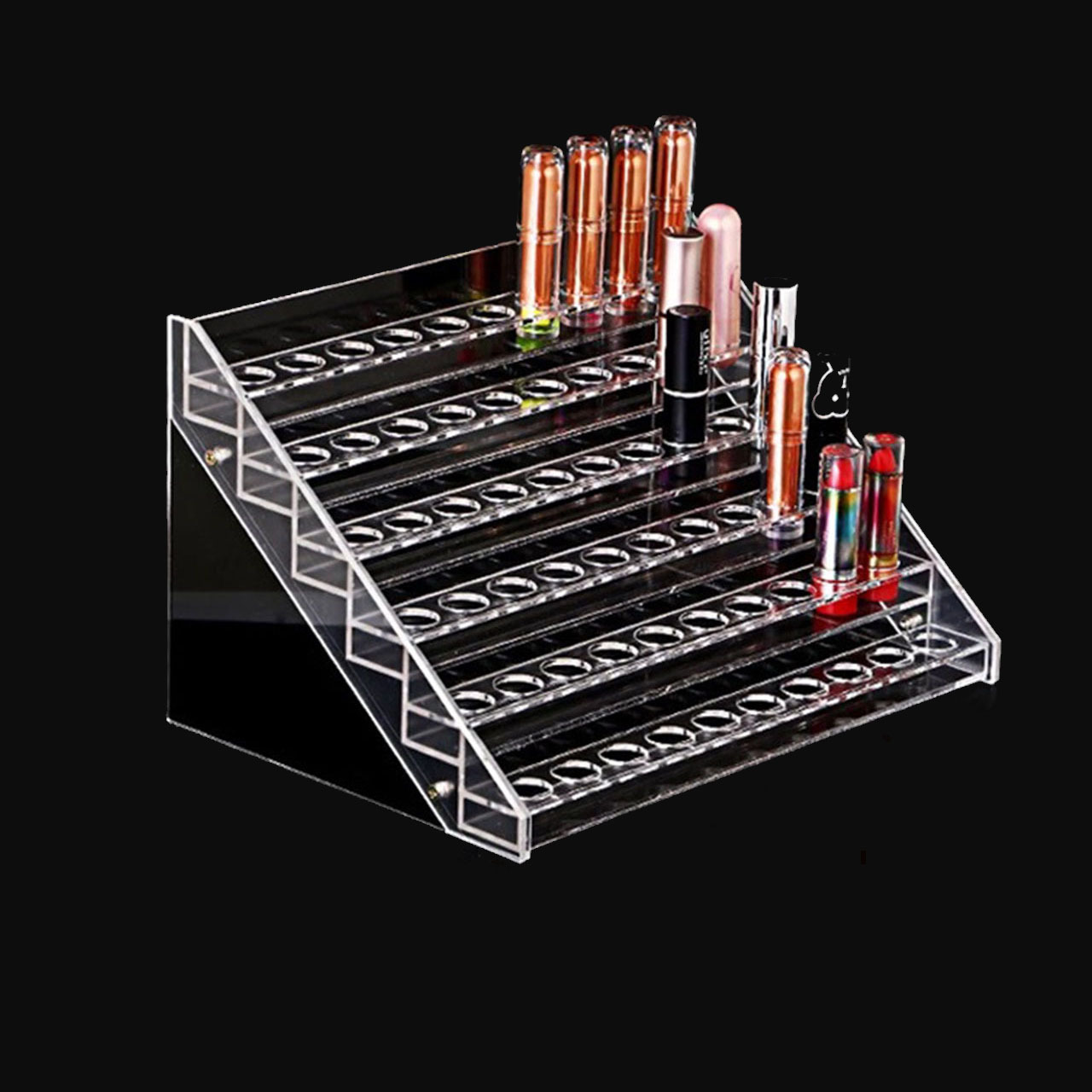 亚克力定做各种工艺制品 口红展示架 压克力透明展示架子厂家批发