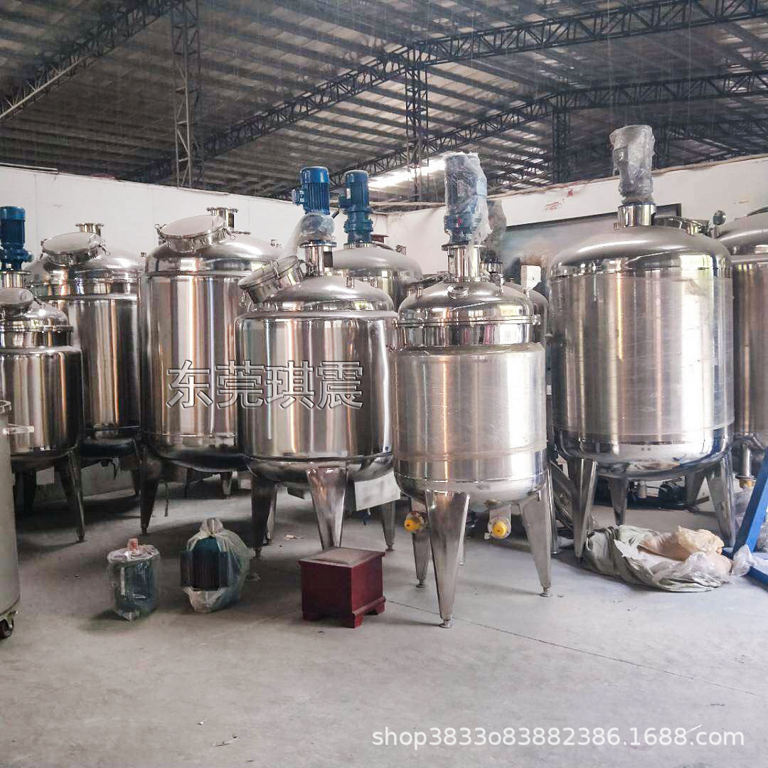 江西真空乳化罐包安装 不锈钢反应釜设备 液体乳化缸水处理设备