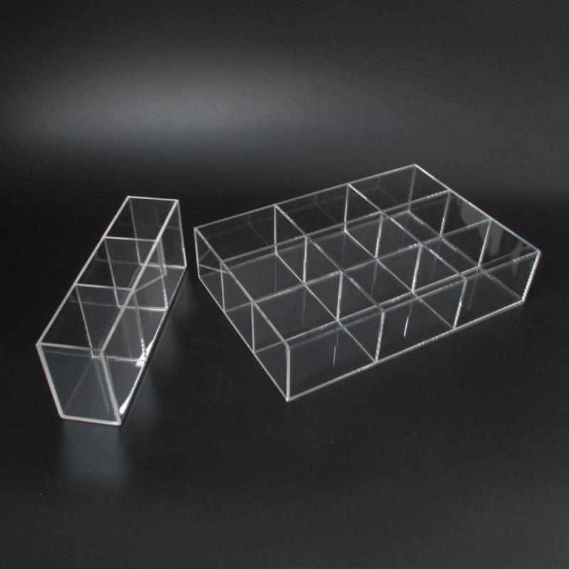 45度粘接精细透明亚克力盒子 PMMA有机玻璃珠宝首饰收纳盒 展示盒