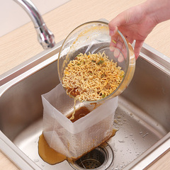 Disposable self-standing transparent garbage bag residue bottom drain bag sink filter water cutting bag 30 pieces