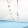 Silver bracelet, fashionable accessory, silver 925 sample, simple and elegant design, Korean style