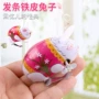纯手工上链复古发条跳跳兔