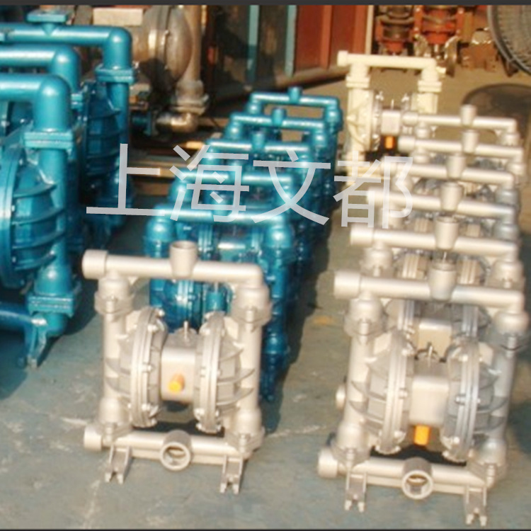 厂家直销工程衬氟塑料气动隔膜泵QBY-25抽送各种带颗粒液体