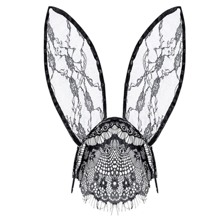 High quality black lace veil