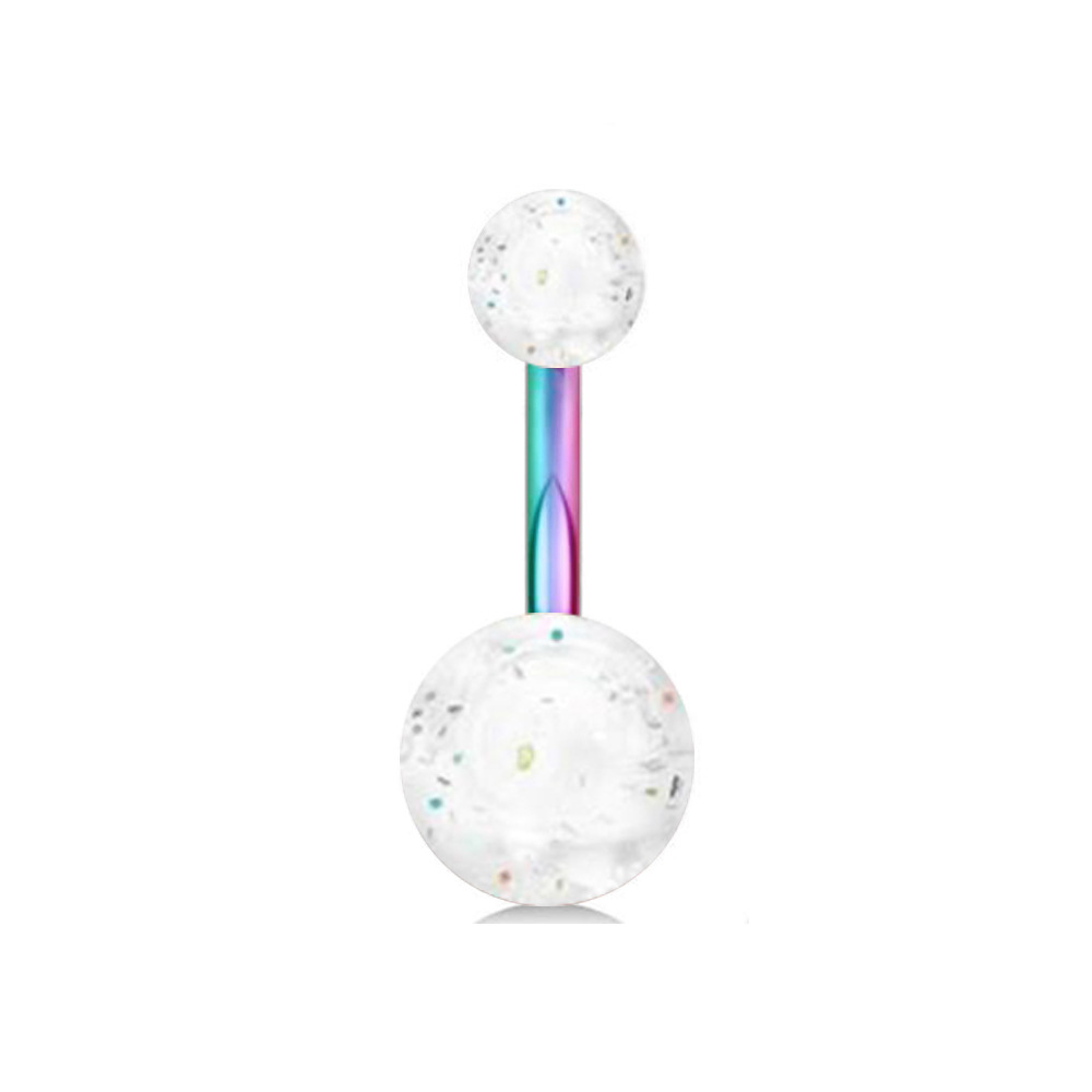Stylish Stainless Steel Navel Ring Dangle Belly Button Piercing Jewelry Set for Women detail image 12