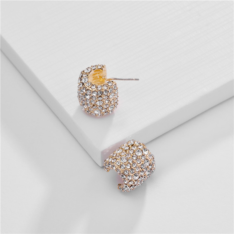 Earrings Jewelry Copper Pieces Rainbow Color Gemstone Diamond 925 Silver Needle Female Earrings display picture 3
