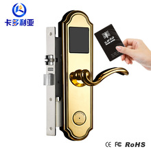 厂家批发酒店锁感应门锁锌合金材质欧式风格宾馆磁卡锁IC卡锁