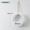Pure white flower basket