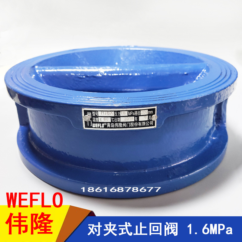 对夹式止回阀FM认证止回阀WEFLO对夹式止回阀H77W-1.6MPA止回阀