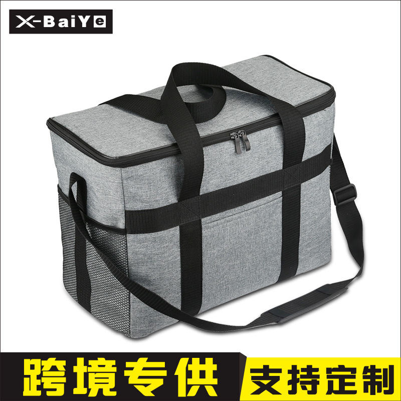 保温袋004大尺寸防水牛津布户外野餐包现货跨境单肩保温包定制|ms