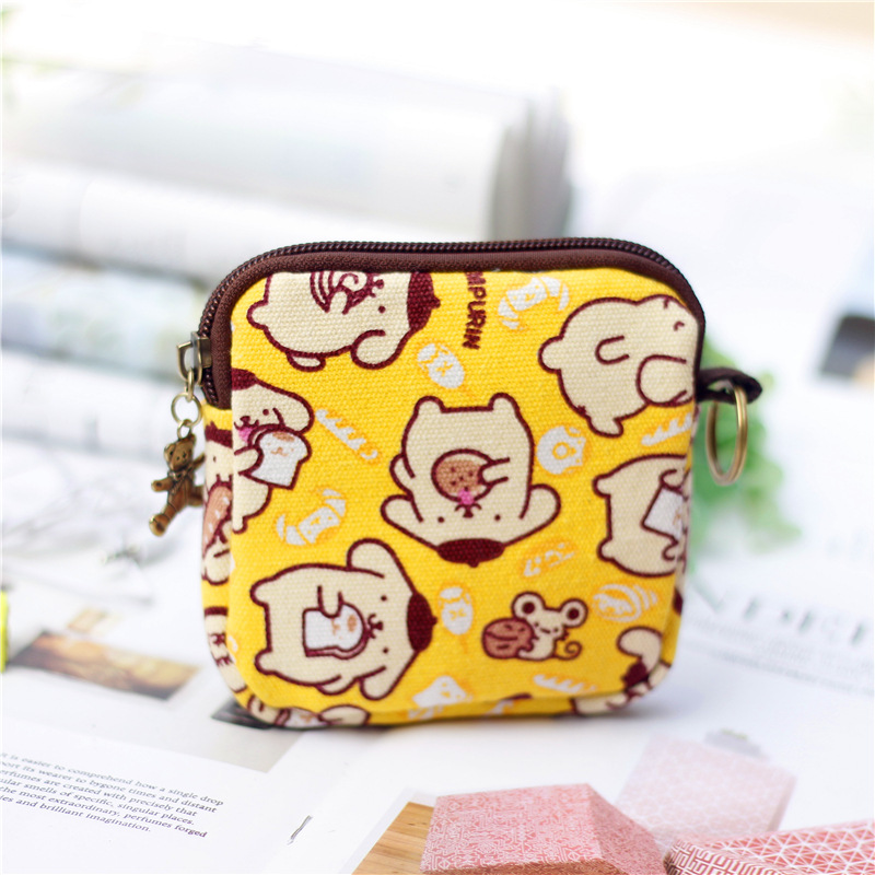 Monedero de Llavero Más Vendido Transfronterizo, Monedero de Lona con Dibujos Animados, Bolsa para Monedas, Tarjetero para Hombre, Bolsas para Monedas