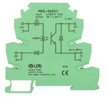 MRD-060D2超薄固态继电器 2A 直流控制直流导轨安装