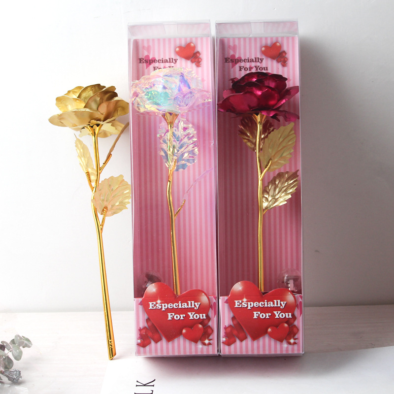 Glowing Rose Gold Foil Valentine's Day Gift Box display picture 14