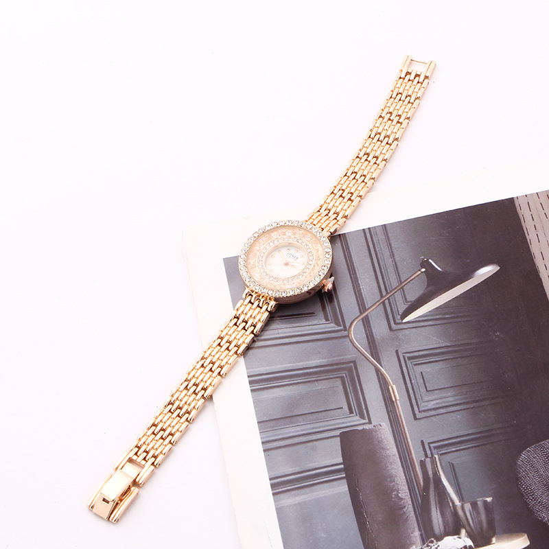 Bracelet de luxe léger pour femmes, à la mode, avec incrustation, boule de diamant complète, sable qui coule, eau et anglais, rapport qualité-prix_voghion.com