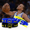 Basketball adjustable metal silica gel bracelet