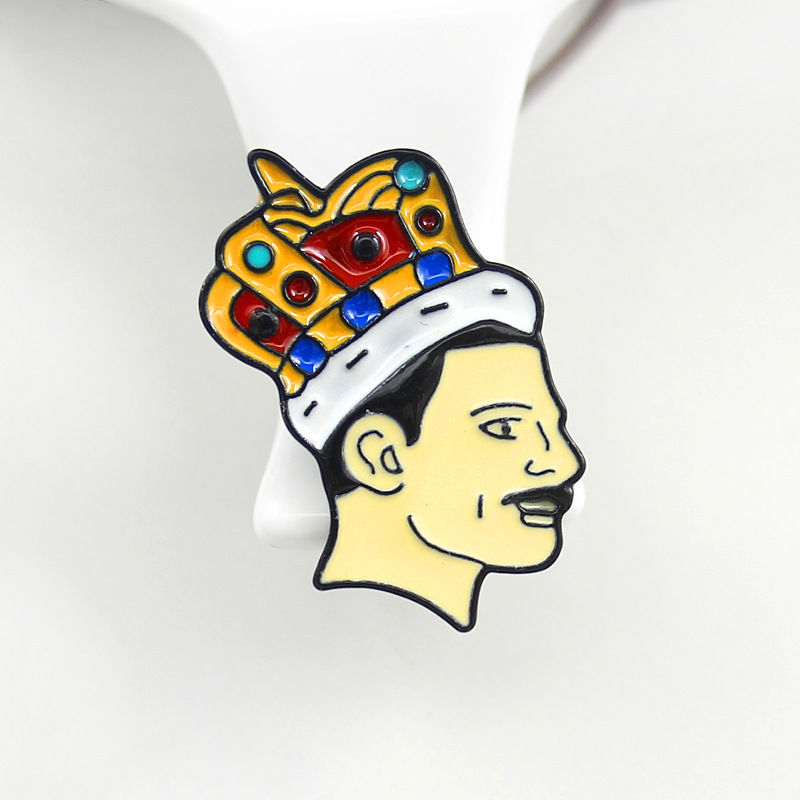 2020 Freddie Mercury Pin,Enamel Pin Queen/Music Brooches New Design