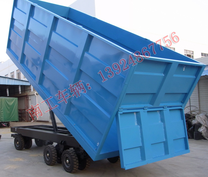 20T大型自卸式平板拖车 农用平板拖车