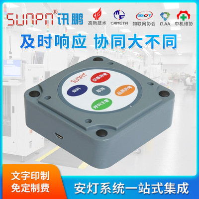 SUNPN factory Pager Wireless alarm Button box workshop andon Andong MES Kanban