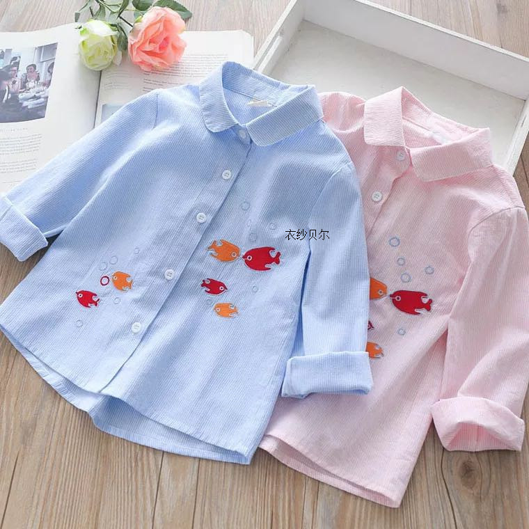 2019 autumn children's new shirts Korean...