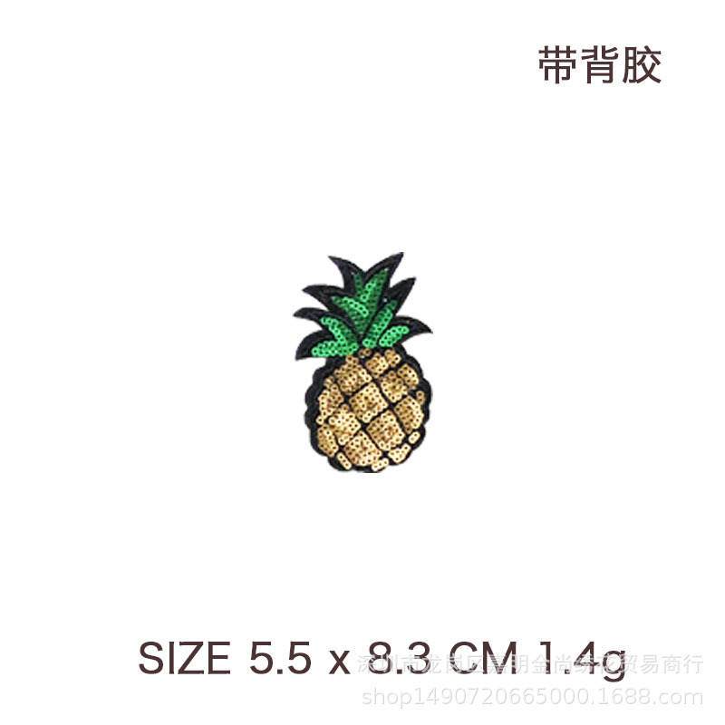 各种各样水果布贴