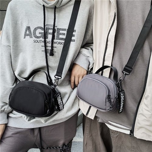 Men's Instagram-worthy Crossbody Bag, Mini Trendy Phone Pouch from Popular Brand, Compact Shoulder Backpack Perfect for Nightclub Dancing