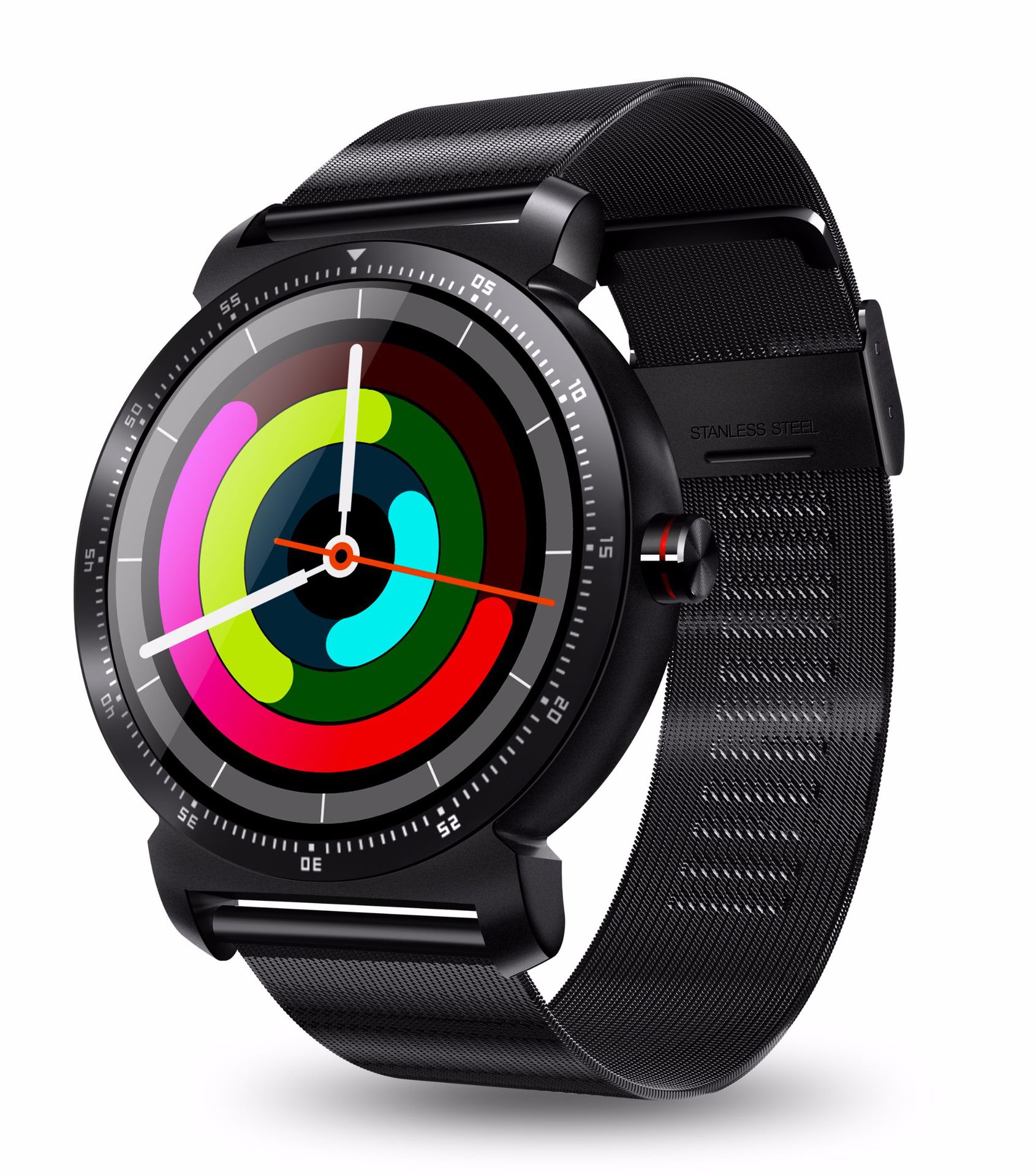 K88H PLUS时尚智能手表 1.3全圆彩屏厂家直销 心率监测兼容双系统