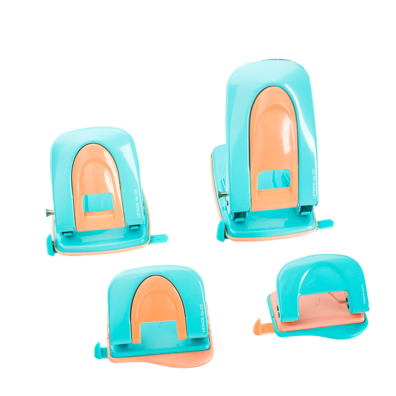 出口缅甸MP-315打孔器手动两孔金属拉尺精准打孔15页办公用打孔机