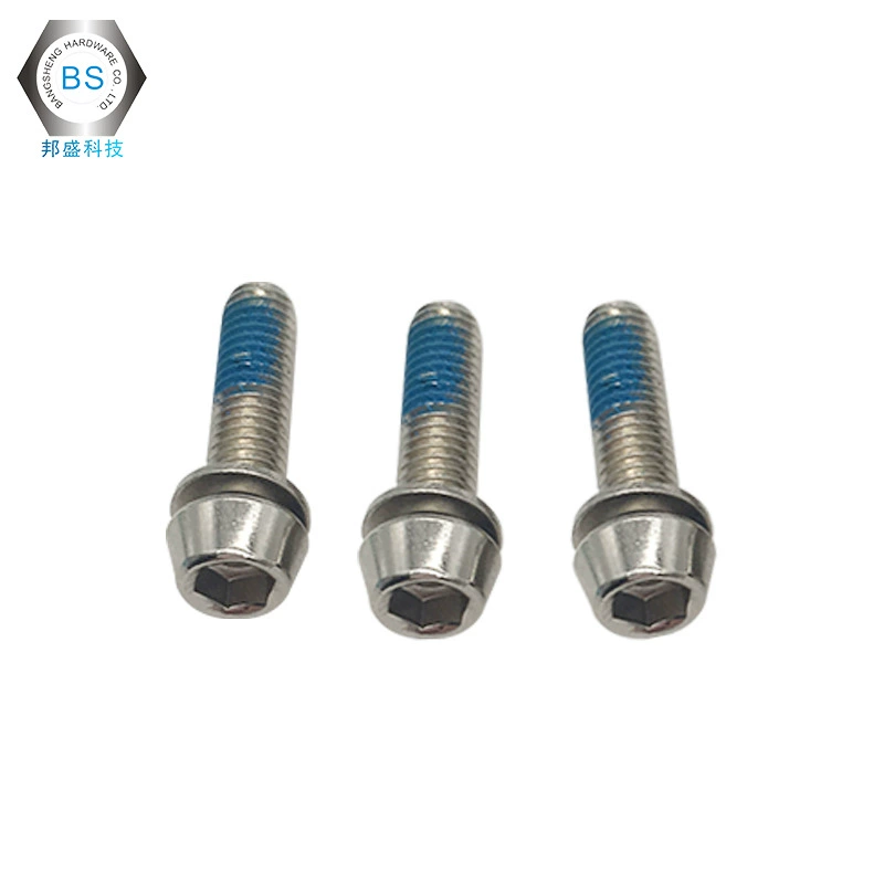 Спортивное оборудование аксессуары из нержавеющей стали цилиндрический Винт с головкой чашки Головка чашки с прокладкой Обработка винтов с шестигранной головкой