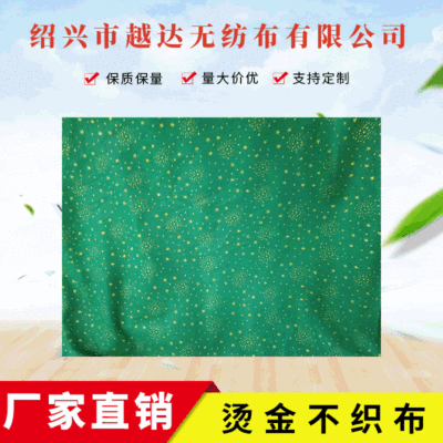 Wholesaler Gilding Nonwoven Color Hand DIY kindergarten Luggage and luggage Nonwoven household Home textiles Felt cloth