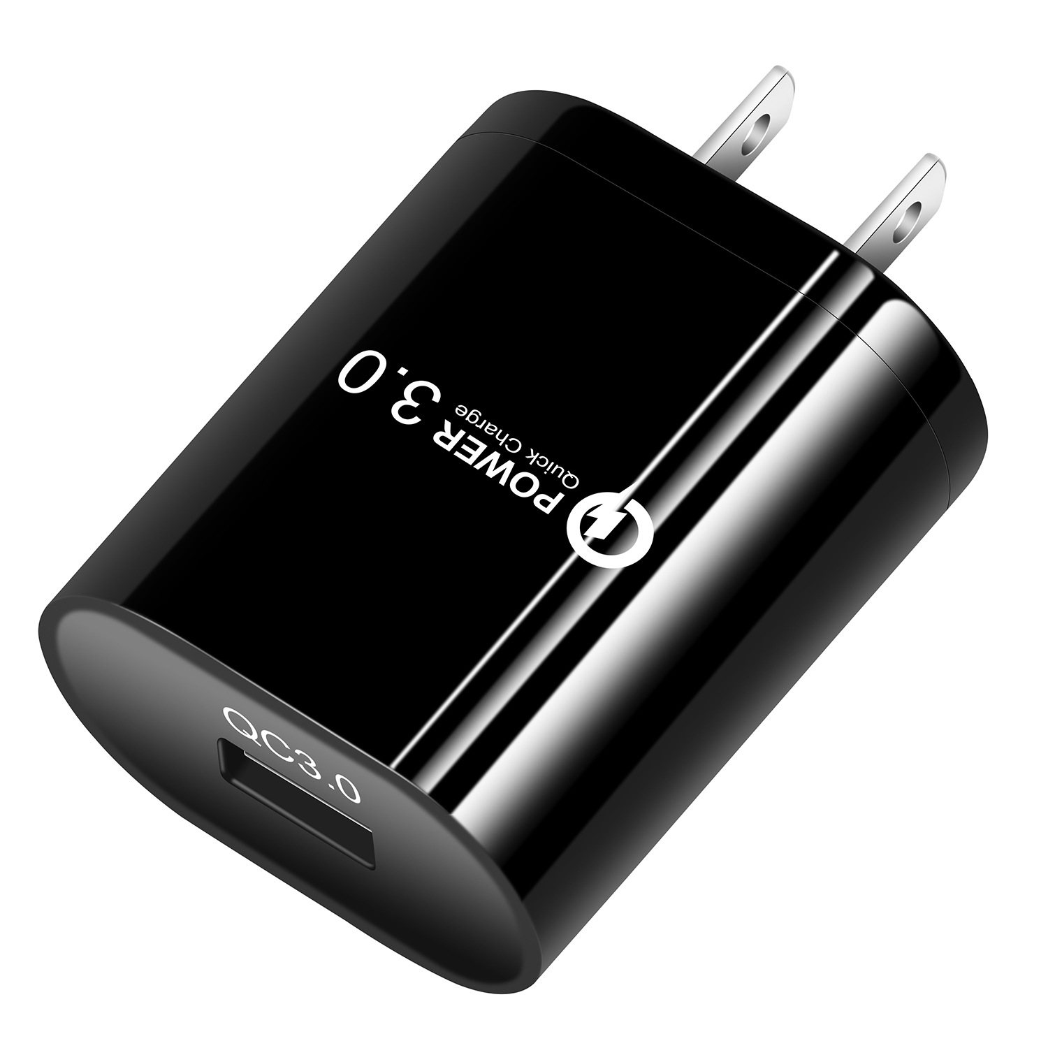 Privatmodell QC3.0 Schnellladekopf, einzelnes USB-Smartphone-Ladegerät_voghion.com