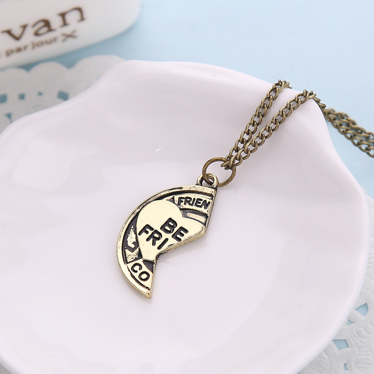 Necklace Personalized Jewelry Accessories Fashion Letters Good Friends Necklace Wholesale Nihaojewelry display picture 2