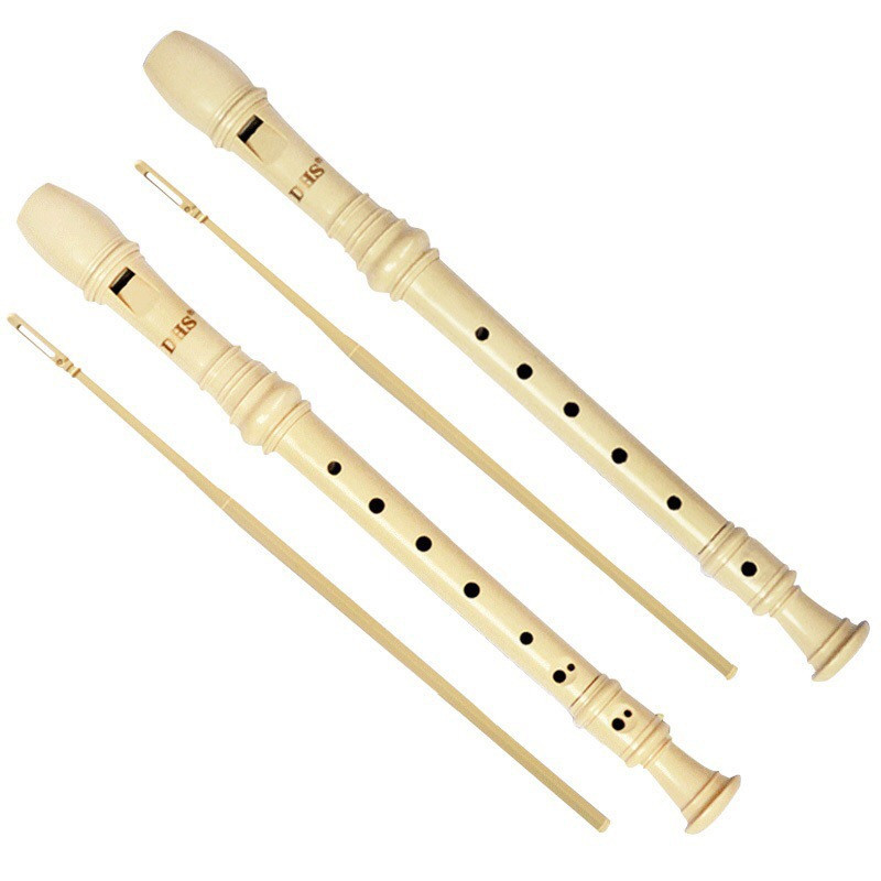 Factory direct sales 86 Clarinet resin flute children Play Musical Instruments white flute pupil teaching