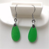 Emerald earrings jade, wholesale