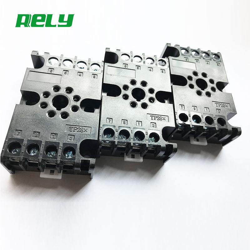 TP28X时间继电器插座时间继电器底座八脚插座P3G-08，TP98X