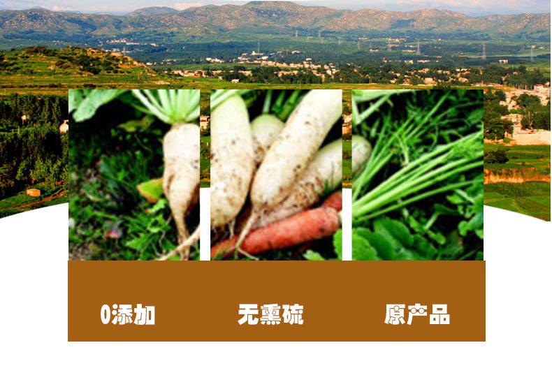 Xian Ren Tou Slices (Dried Radish Shell) — Sulfur-Free Bulk Food Herb, 500g key features