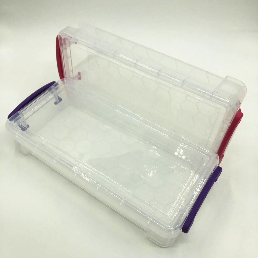 带盖元件盒储物盒零件盒手机维修卡扣盒子205*100*40mm手机放置盒