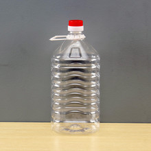厂家生产现货2.5L拍口透明PET食品级塑料油壶花生油瓶酒桶油桶