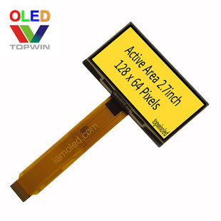 2,7-дюймовый ЖК-экран OLED 22PIN FOT Yellow Light QG-28644ASWPG01 Производитель SPD0301 Дисплей