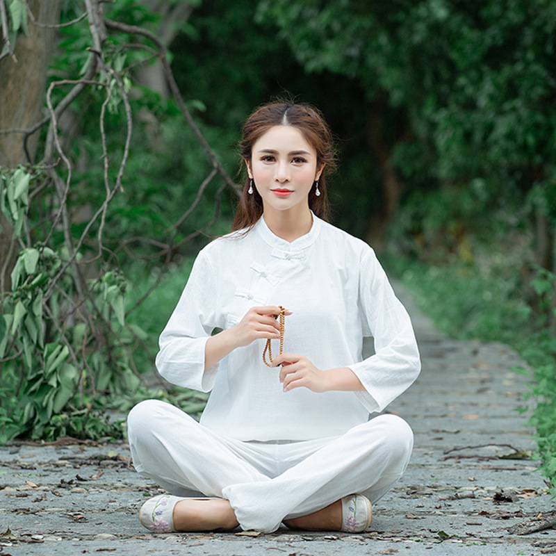 White Meditation Pants